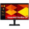 Monitor Profesional Samsung Essential Monitor S4 S27D402GAU 27"/ Full HD/ Regulable en altura/ Negro