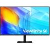 Monitor Profesional Samsung ViewFinity S8 S80D S37D800EAU 37"/ 4K/ Regulable en altura/ Negro