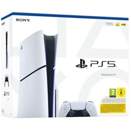 Consola Sony Playstation 5 - PS5 Slim Digital 825GB/ Incluye Mando Dual Sense/ Chassis E