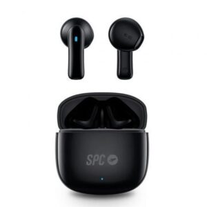 Auriculares Bluetooth SPC Zion 2 Play con estuche de carga/ Autonomía 7h/ Negros