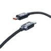 Cable USB 2.0 Tipo-C Subblim Optimus/ USB Tipo-C Macho - USB Tipo-C Macho/ Hasta 60W/ 480Mbps/ 1m/ Negro