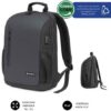 Mochila Subblim Xpand Air Padding Backpack para Portátiles hasta 15.6"/ 21L/ Puerto USB/ Negro