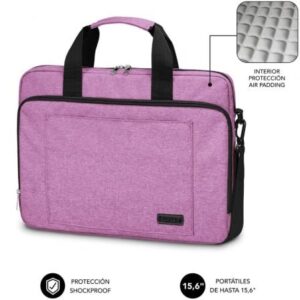 Mochila Subblim Air Padding Laptop Bag para Portátiles hasta 15.6"/ Rosa