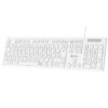 Teclado Subblim Business Slim Silencioso/ Blanco