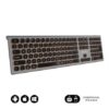 Teclado Inalámbrico Subblim Master/ Gris y Negro