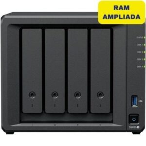 NAS Synology Diskstation DS925+/ 4 Bahías 3.5"- 2.5"/ 16GB DDR4/ Formato Torre
