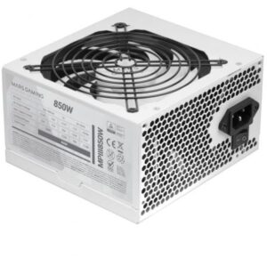 Fuente de Alimentación Mars Gaming MPIII850W/ 850W/ Ventilador 12cm/ Blanca