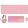Pack Gaming Mars Gaming MCP-RGB3P/ Teclado RGB + Ratón Óptico + Alfombrilla XXL + Auriculares