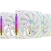 Pack 3 Ventiladores Invertidos Mars Gaming MF-LINKFINITYKIT2R/ 12cm/ ARGB/ Blancos