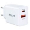 art_too-carga20tqwc-2sc04wt_1.jpg Cargador de Pared TooQ TQWC-2SC04WT/ 1xUSB Tipo-C/ 1xUSB/ 20W