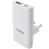 Cargador de Pared Universal GaN para Viaje TooQ TQWC-GANSL65W1A1C/ 1xUSB Tipo-C/ 1xUSB/ 65W