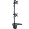 Soporte de Sobremesa para 2 Monitores TooQ DB1703TNV-B/ Giratorio/ Inclinable/ hasta 9kg
