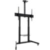 Soporte de Suelo Inclinable con Ruedas TooQ FS20406HM-B para TV de 60-100"/ hasta 120kg