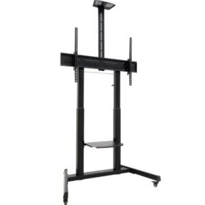 Soporte de Suelo Inclinable con Ruedas TooQ FS20406HM-B para TV de 60-100"/ hasta 120kg