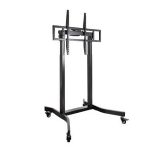 Soporte de Suelo Eléctrico con Ruedas TooQ FSM02-B para TV 55-100"/ hasta 120kg