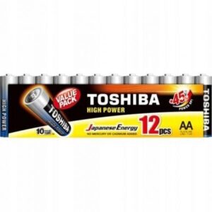 art_tos-pila20r6atpack12_1.jpg Pack de 12 Pilas AA Toshiba High Power LR6/ 1.5V/ Alcalinas
