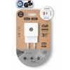 Cargador de Pared Tech One Tech TEC2412/ 1xUSB Tipo-C/ 1xUSB/ 12W/ Blanco