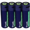Pack de 4 Pilas AA Trust 25631/ Recargables