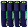 Pack de 4 Pilas AAA Trust 25671/ Recargables