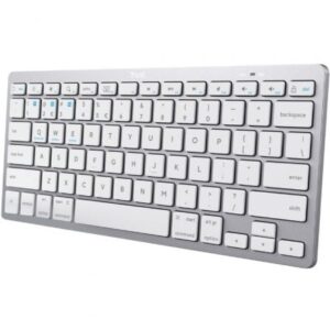 art_tru-tec2024654_1.jpg Teclado Compacto Inalámbrico por Bluetooth Trust 24654/ Plata