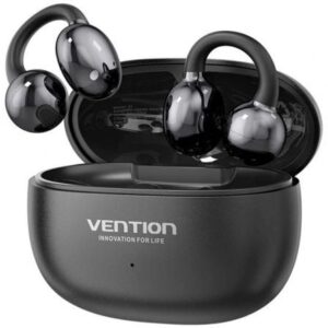Auriculares Bluetooth Vention Echo Clip A11 Pro con estuche de carga/ Autonomía 6h/ Negro