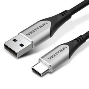 Cable USB 2.0 Tipo-C Vention CODHD/ USB Tipo-C Macho - USB Macho/ 480Mbps/ 50cm/ Gris