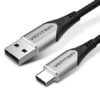Cable USB 2.0 Tipo-C Vention CODHI/ USB Tipo-C Macho - USB Macho/ 480Mbps/ 3m/ Gris
