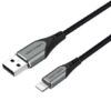 Cable USB 2.0 Lightning Vention LABHD/ USB Macho - Lightning Macho/ 50cm/ Gris
