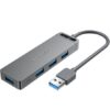 Hub USB 3.0 Vention CHLHD/ 4xUSB/ 1xMicroUSB PD/ Gris