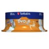 DVD-R Verbatim Imprimible 16X/ Tarrina-25uds