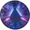 Alfombra Gaming Woxter Stinger Floorpad FUTURE/ Púrpura
