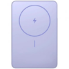 Powerbank 5000mAh Xiaomi Super Slim Magnetic Power Bank 5000/ Wireless/ Púrpura/ Incluye Cable USB Tipo-C